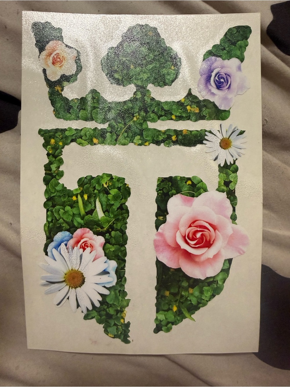 Teeqo Floral Sticker Decal